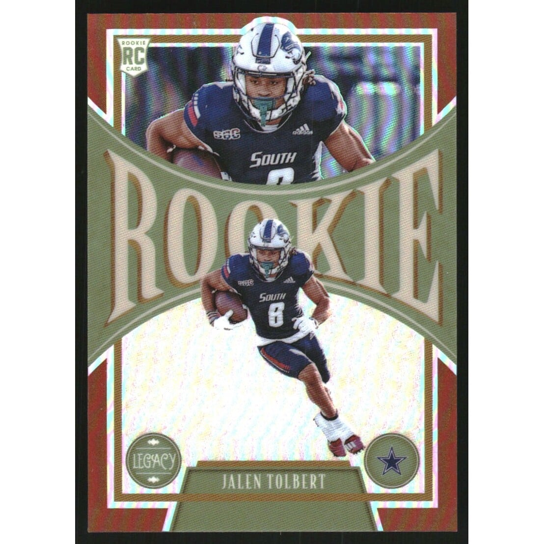 2022 Panini Legacy Premium Edition Ruby #162 Jalen Tolbert. rookie card picture