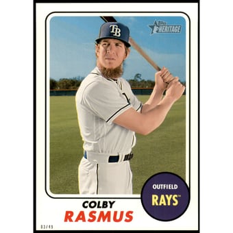 2017 Topps Heritage 5x7 #574 Colby Rasmus
