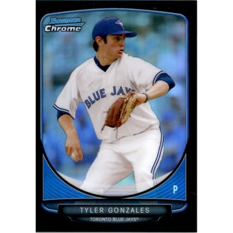 2013 Bowman Chrome Prospects Black Refractors #BCP16 Tyler Gonzales