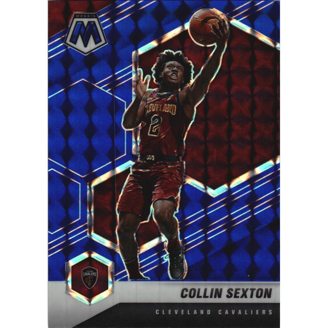 2020-21 Panini Mosaic Mosaic Blue #85 Collin Sexton