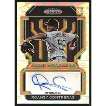 2022 Panini Prizm Rookie Autographs Prizms Silver #57 Roansy Contreras