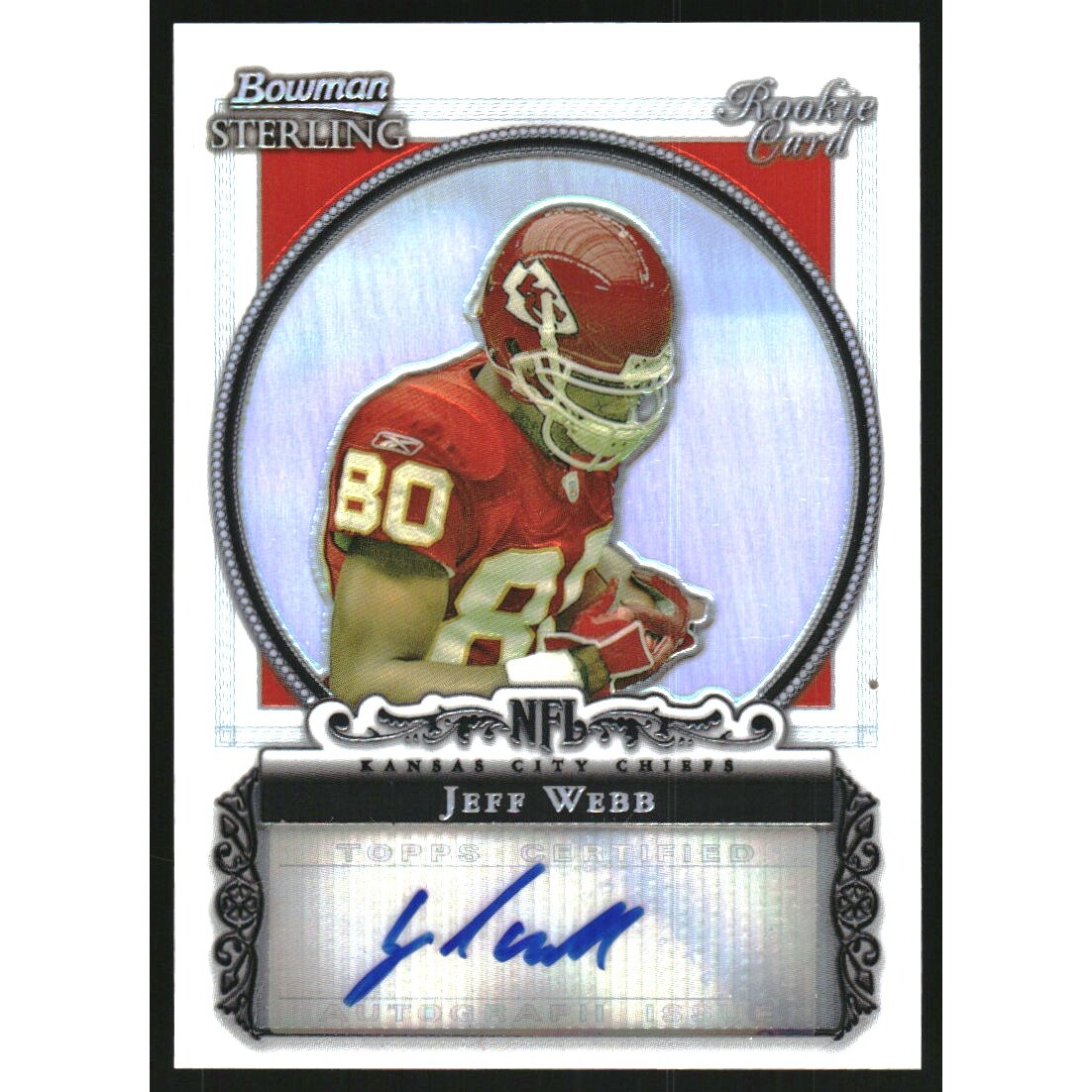 2006 Bowman Sterling Refractors #JWE Jeff Webb AU