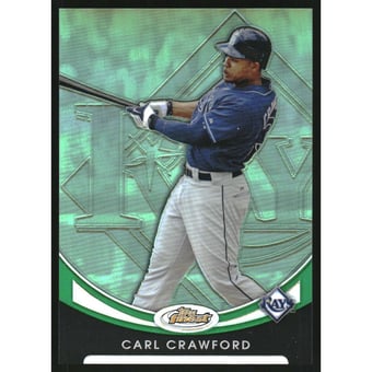 2010 Finest Refractors Green #90 Carl Crawford