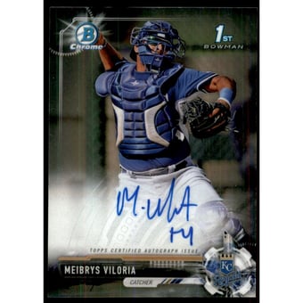 2017 Bowman Chrome Prospect Autographs #CPAMV Meibrys Viloria