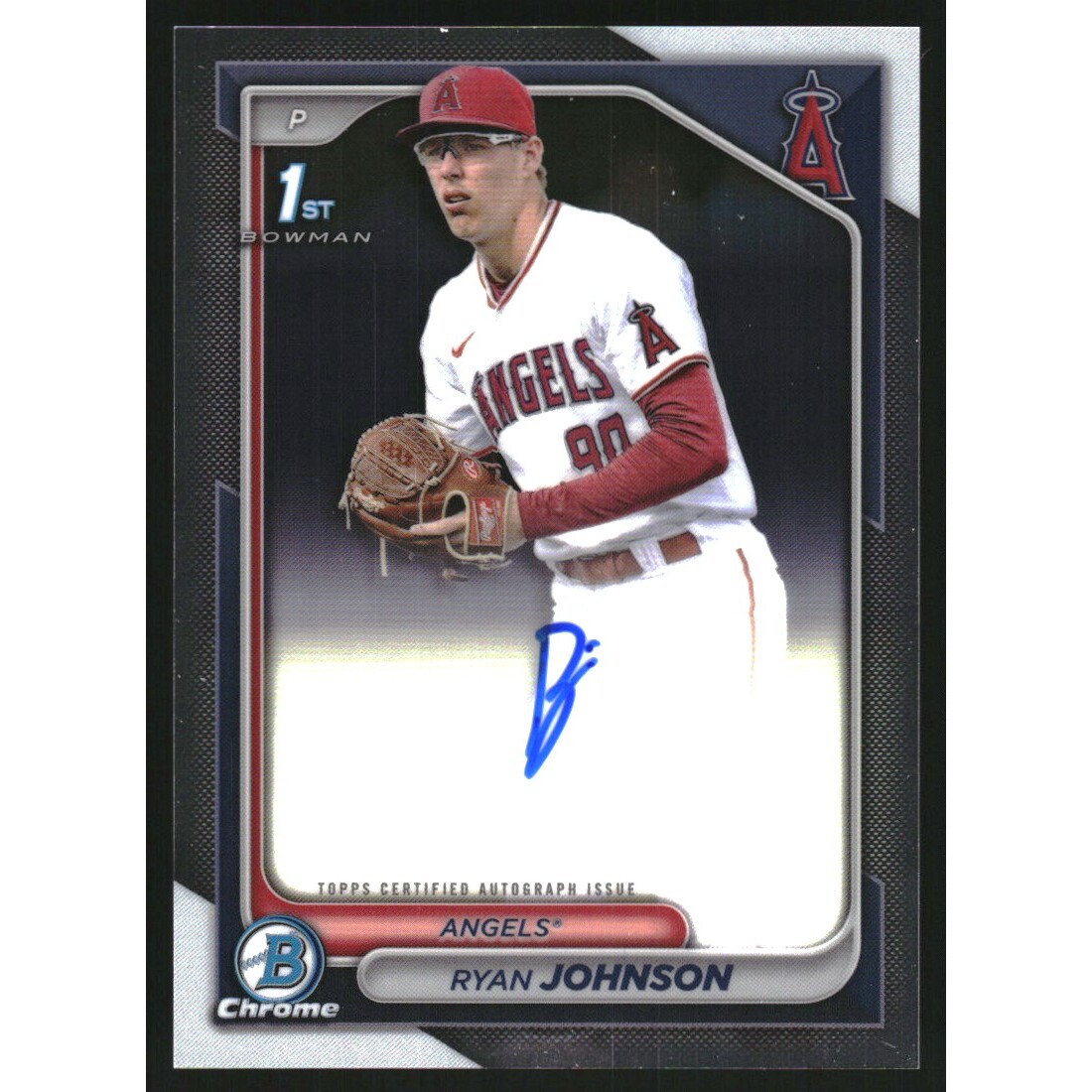 2024 Bowman Chrome Draft Autographs #CPARJ Ryan Johnson. rookie card picture