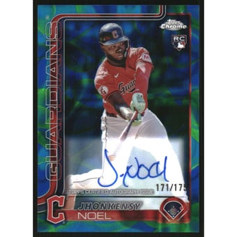 2025 Topps Chrome Update Rookie Autographs Blue Green Lava Lamp Refractors #RAJN Jhonkensy Noel