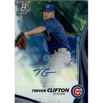 2017 Bowman Platinum Top Prospects Autographs #TPTC Trevor Clifton