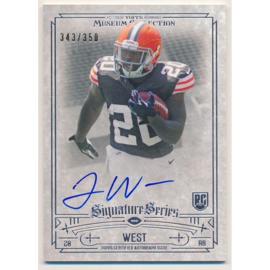 2014 Topps Museum Collection Signature Series Autographs #SSATW Terrance West/350