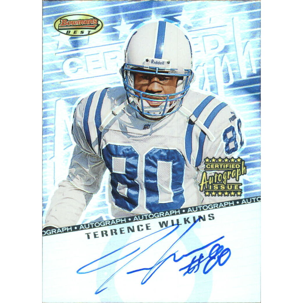 2001 Bowman's Best Autographs #BBTW Terrence Wilkins G