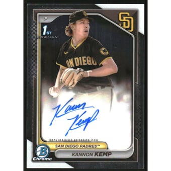 2024 Bowman Chrome Prospect Autographs #CPAKK Kannon Kemp