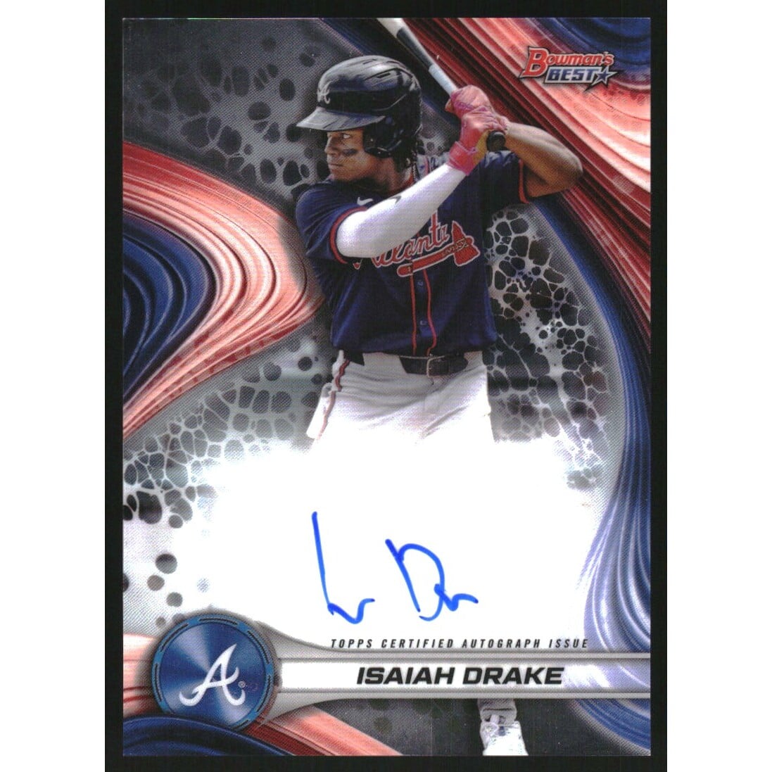 2024 Bowman's Best Best of '24 Autographs #B24ID Isaiah Drake