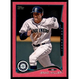 2014 Topps Mini Pink #342 Brad Miller