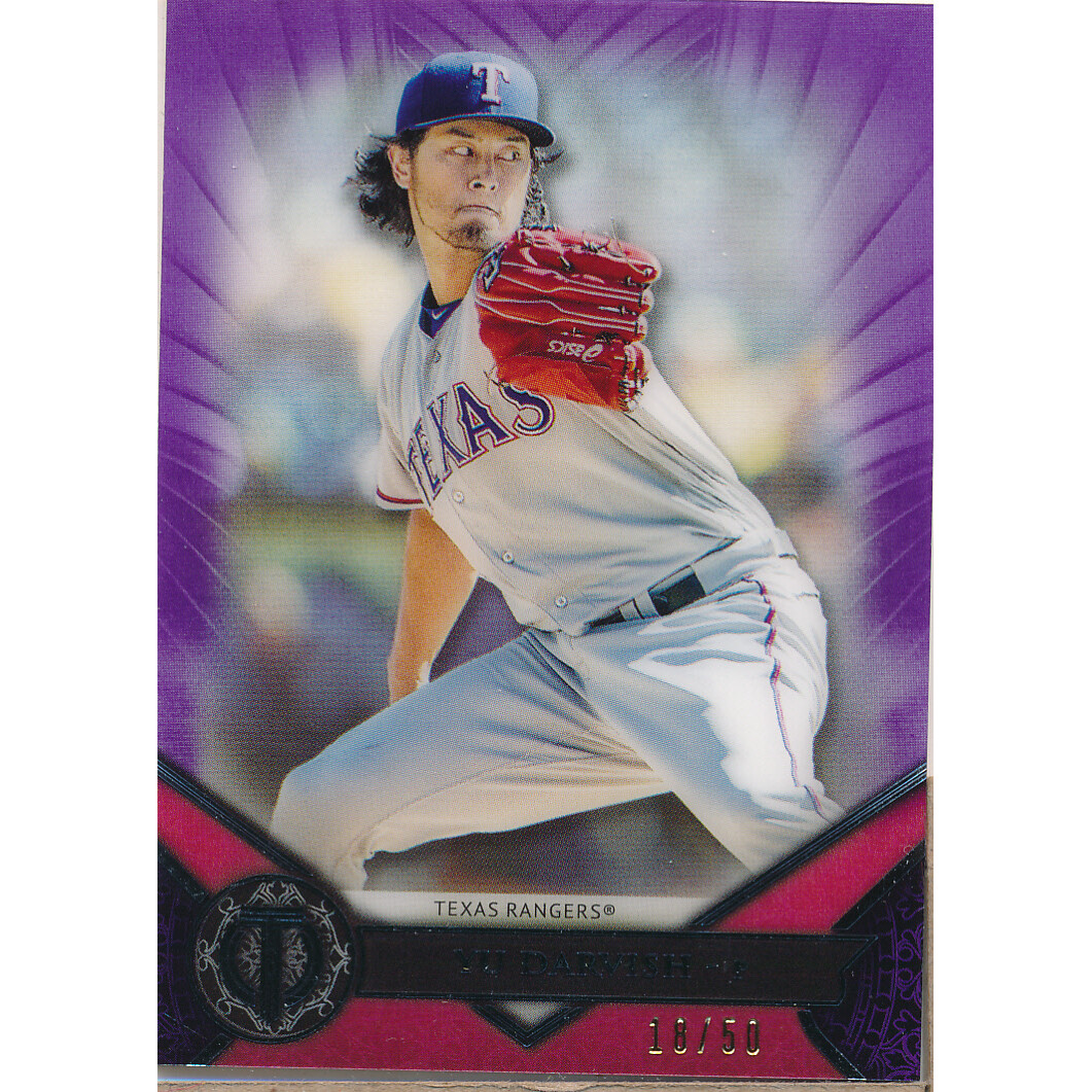 2017 Topps Tribute Purple #6 Yu Darvish 2017 Topps Tribute Purple #6 Yu Darvish