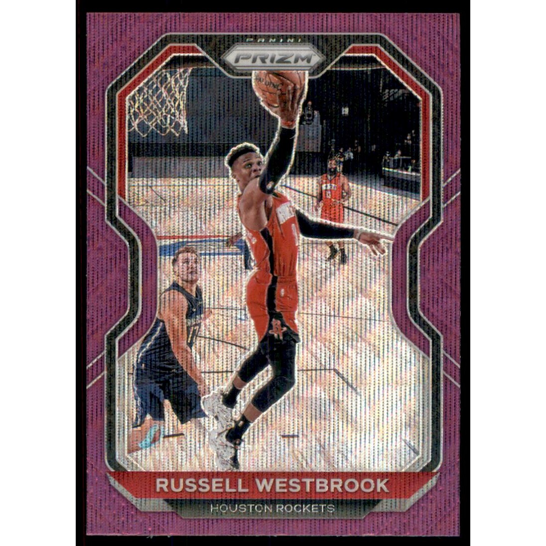 2020-21 Panini Prizm Prizms Purple Wave #248 Russell Westbrook