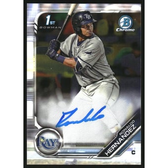 2019 Bowman Chrome Prospect Autographs #CPARH Ronaldo Hernandez