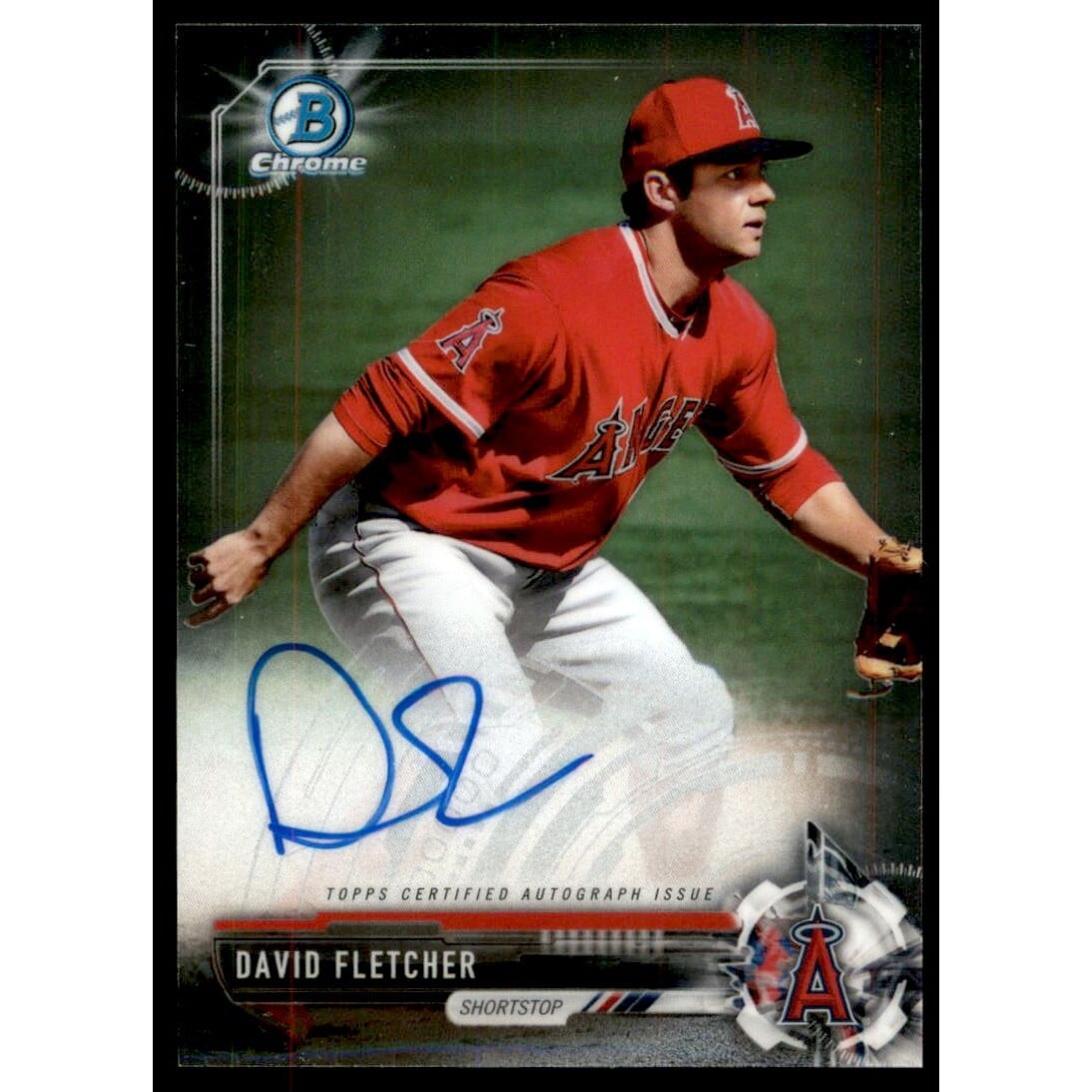2017 Bowman Chrome Prospect Autographs #CPADF David Fletcher