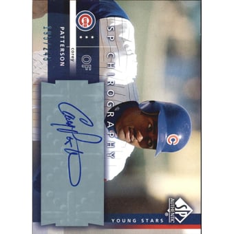2003 SP Authentic Chirography Young Stars #CP Corey Patterson/245