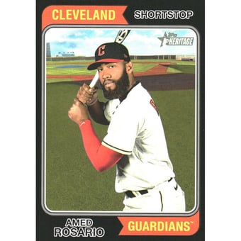 2023 Topps Heritage Black Border #111 Amed Rosario