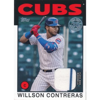 2021 Topps '86 Topps Relics #86RWC Willson Contreras