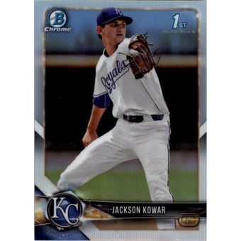 2018 Bowman Chrome Draft Refractors #BDC196 Jackson Kowar