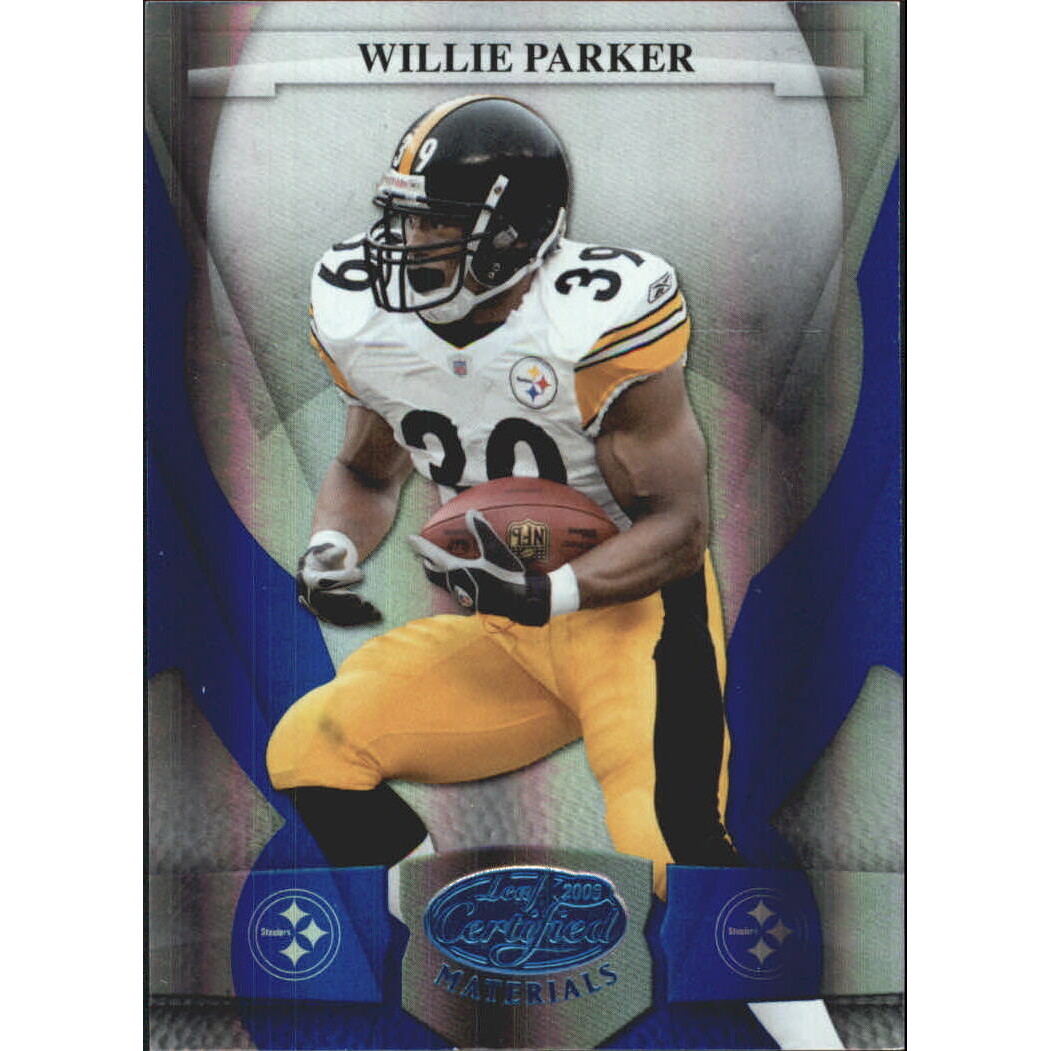 2008 Leaf Certified Materials Mirror Blue #113 Willie Parker