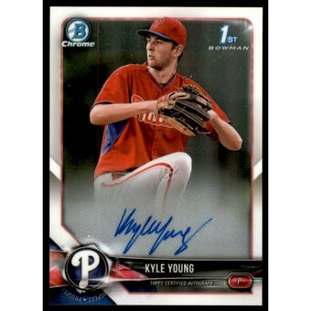2018 Bowman Chrome Prospect Autographs #CPAKY Kyle Young