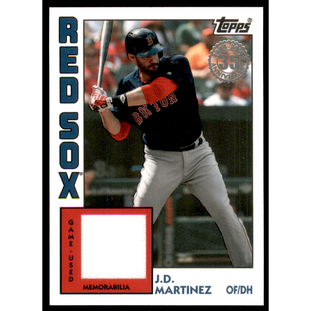 2019 Topps '84 Topps Relics #84RJM J.D. Martinez S2