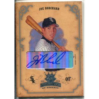 2004 Diamond Kings DK Signatures Silver #81 Joe Borchard/100