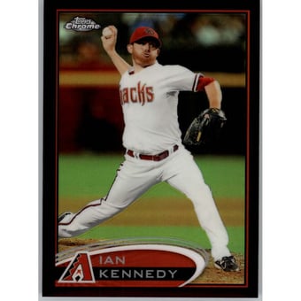 2012 Topps Chrome Black Refractors #11 Ian Kennedy