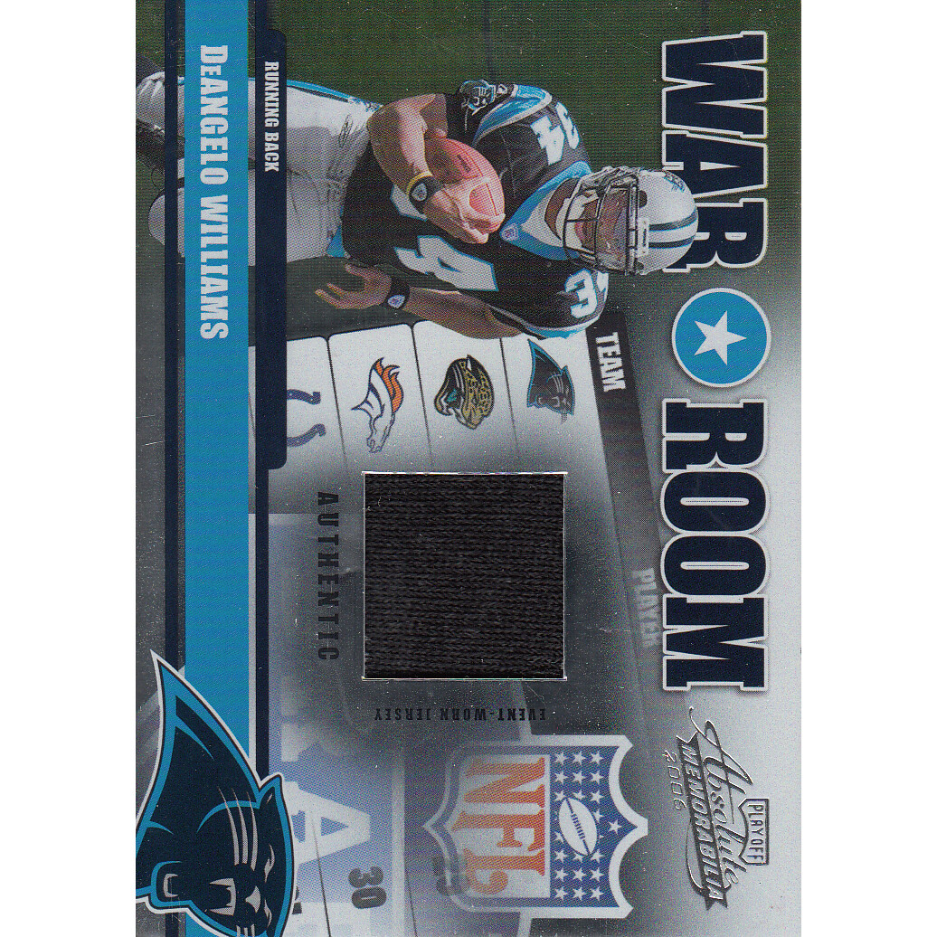 2006 Absolute Memorabilia War Room Materials #27 DeAngelo Williams