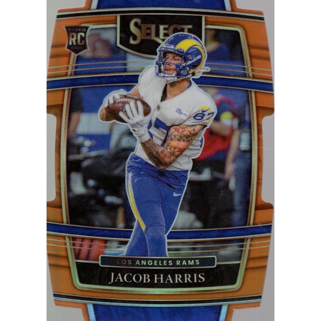 2021 Select Prizm Orange Die Cut #80 Jacob Harris