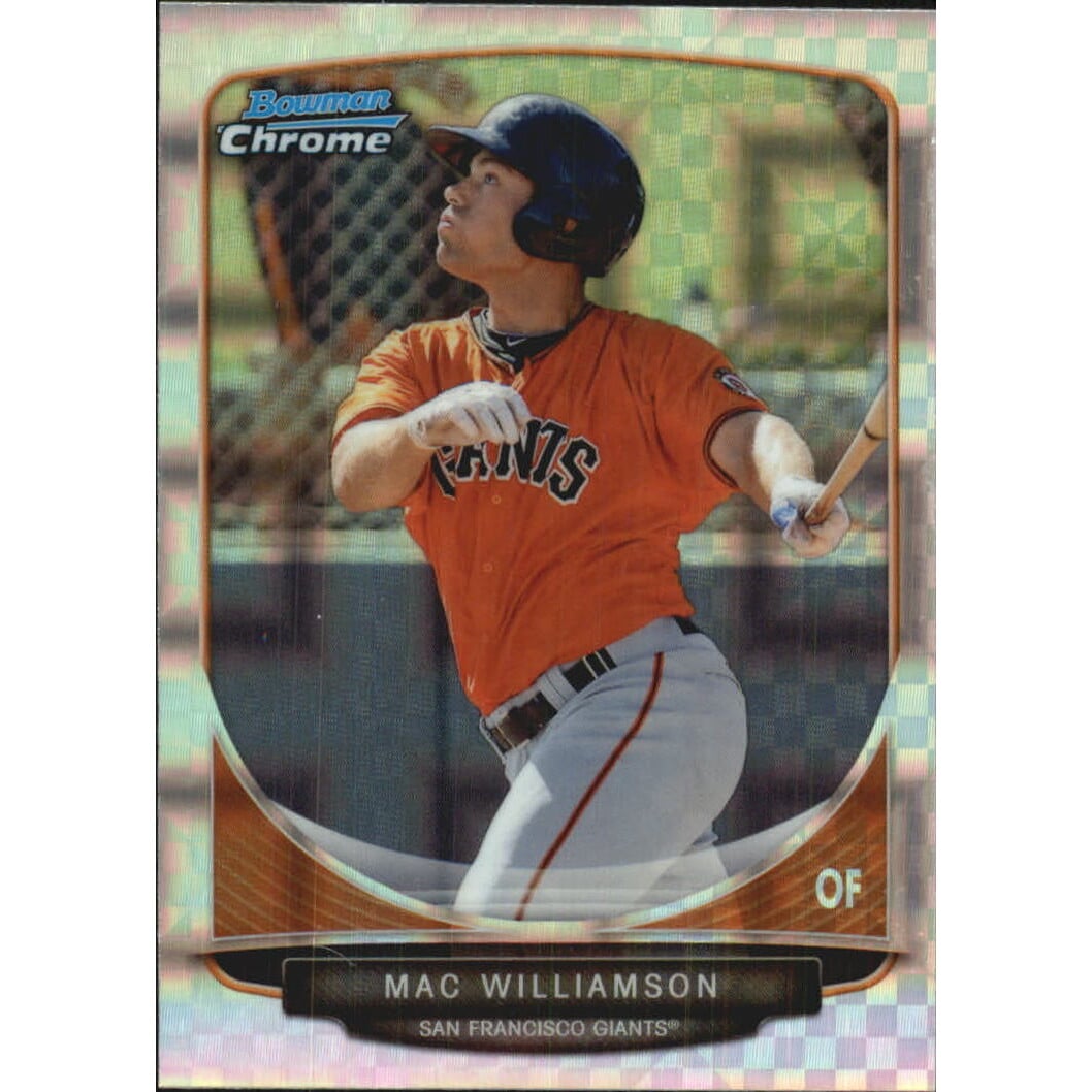 2013 Bowman Chrome Prospects X-Fractors #BCP220 Mac Williamson