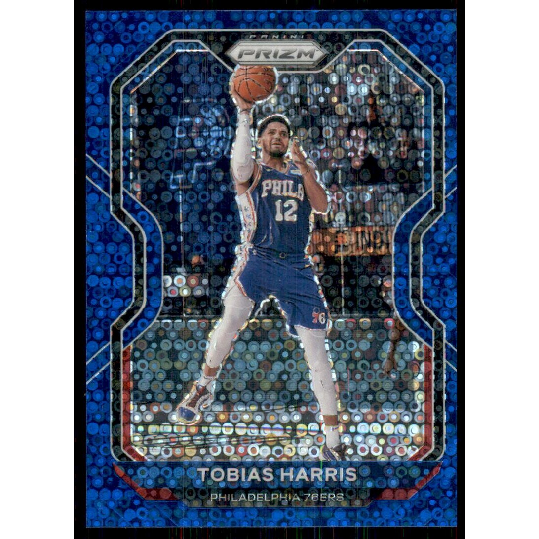 2020-21 Panini Prizm Prizms Fast Break Blue #202 Tobias Harris