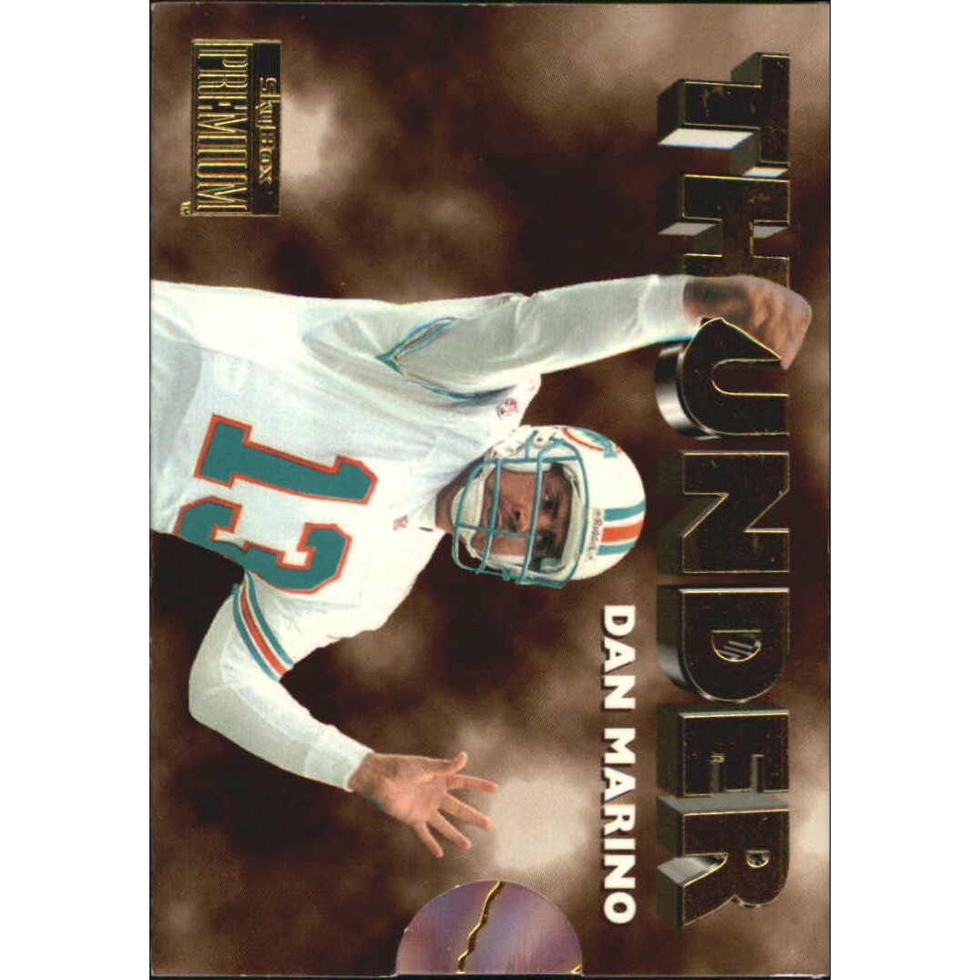 1996 SkyBox Premium Thunder and Lightning #4 Dan Marino/O.J.McDuffie