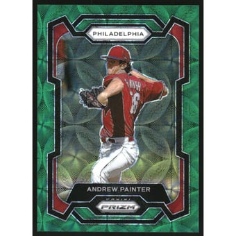 2024 Panini Prizm Prizms Green Scope #189 Andrew Painter