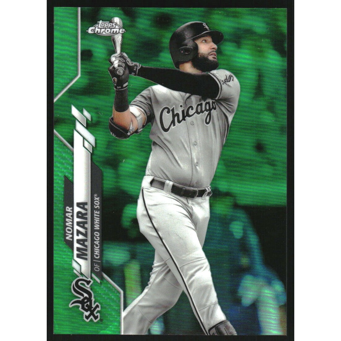 2020 Topps Chrome Green Refractors #109 Nomar Mazara