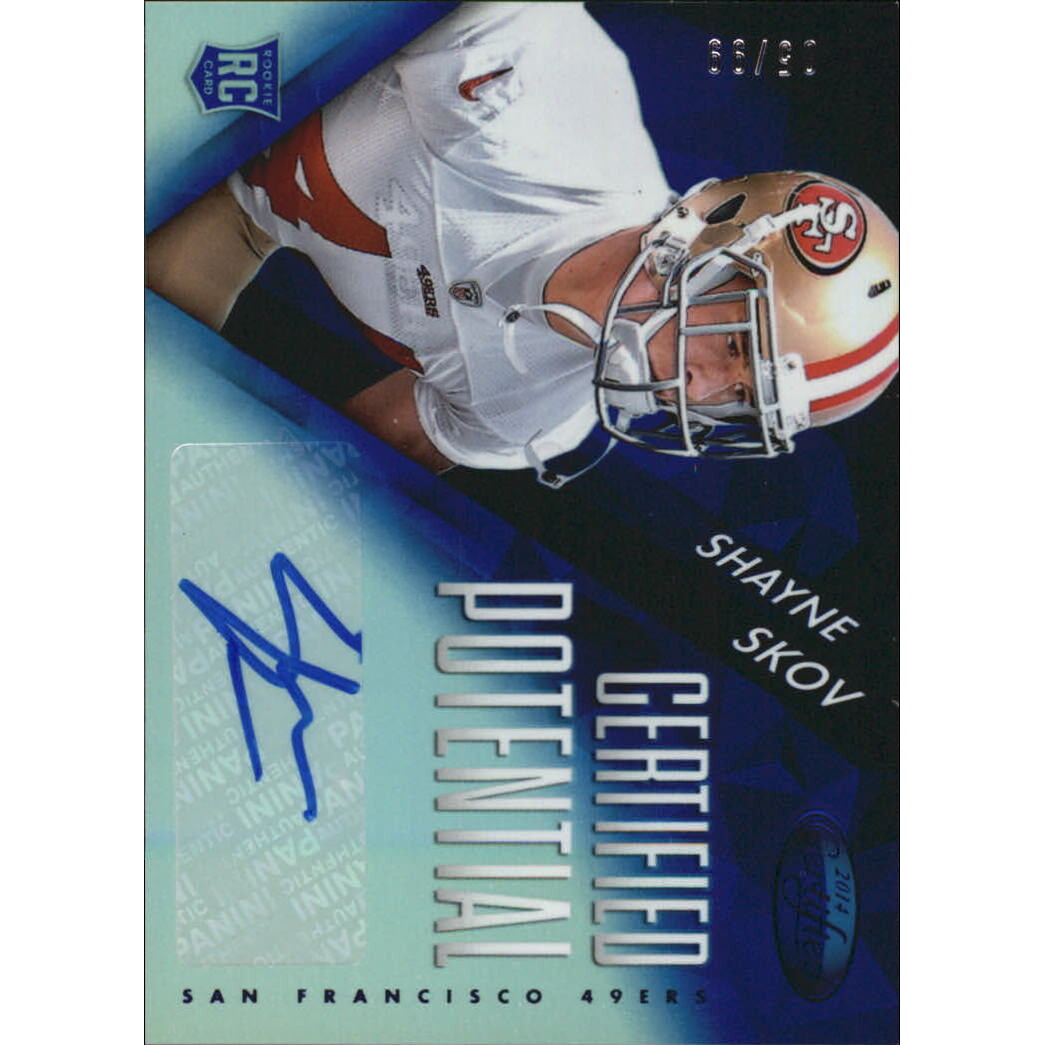 2014 Certified Potential Autographs Mirror Blue #PSS Shayne Skov/99