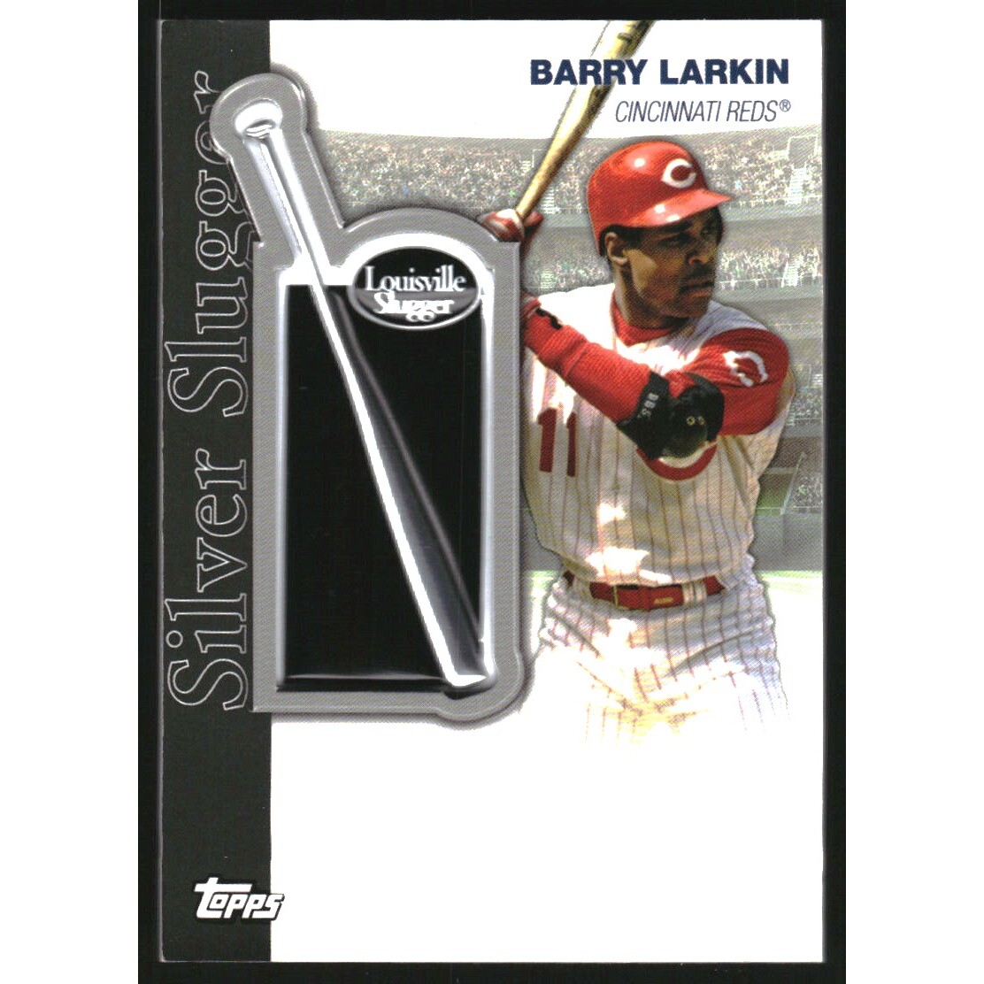 2022 Topps Silver Slugger Award Manufactured Patches #SSABL Barry Larkin. rookie card picture