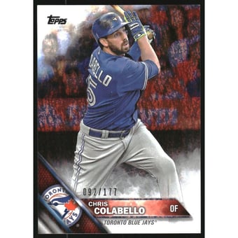 2016 Topps Factory Set Sparkle Foil #214 Chris Colabello