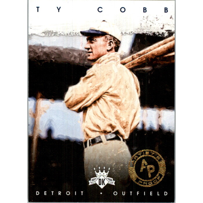 2016 Diamond Kings Artist's Proofs #23B Ty Cobb SP/Bat on shoulder