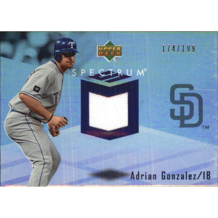2007 Upper Deck Spectrum Swatches #AG Adrian Gonzalez