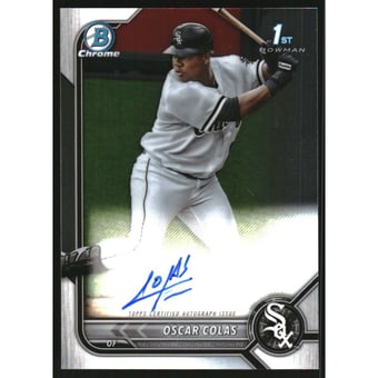 2022 Bowman Chrome Prospect Autographs #CPAOCS Oscar Colas