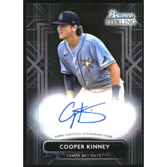 2022 Bowman Sterling Prospect Autographs #PACK Cooper Kinney