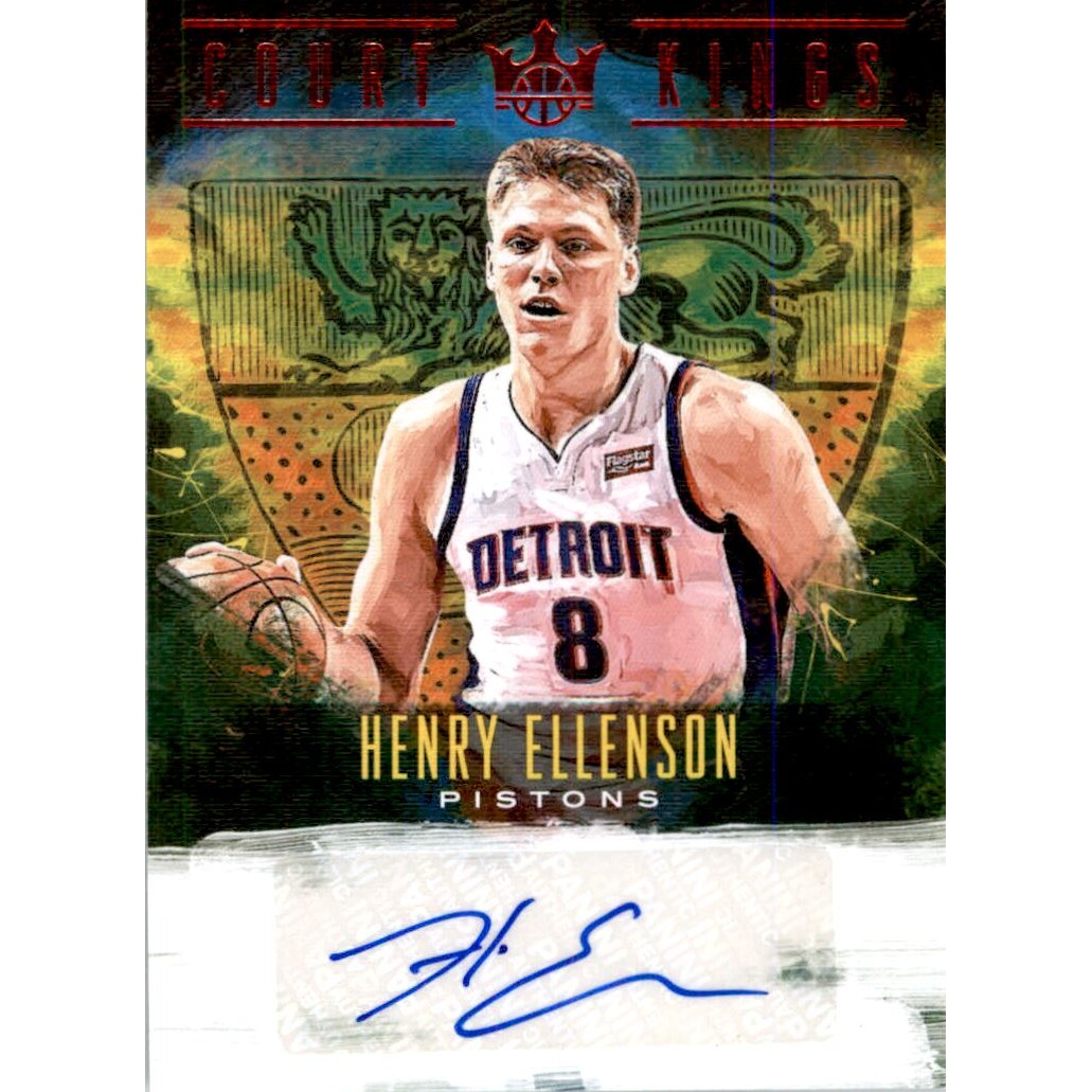 2018-19 Court Kings Autographs Ruby #21 Henry Ellenson/99