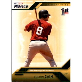 2009 TRISTAR Prospects Plus Green #65 Colton Cain