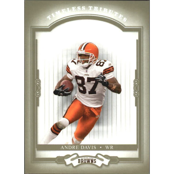2004 Donruss Classics Timeless Tributes Green #22 Andre Davis. rookie card picture