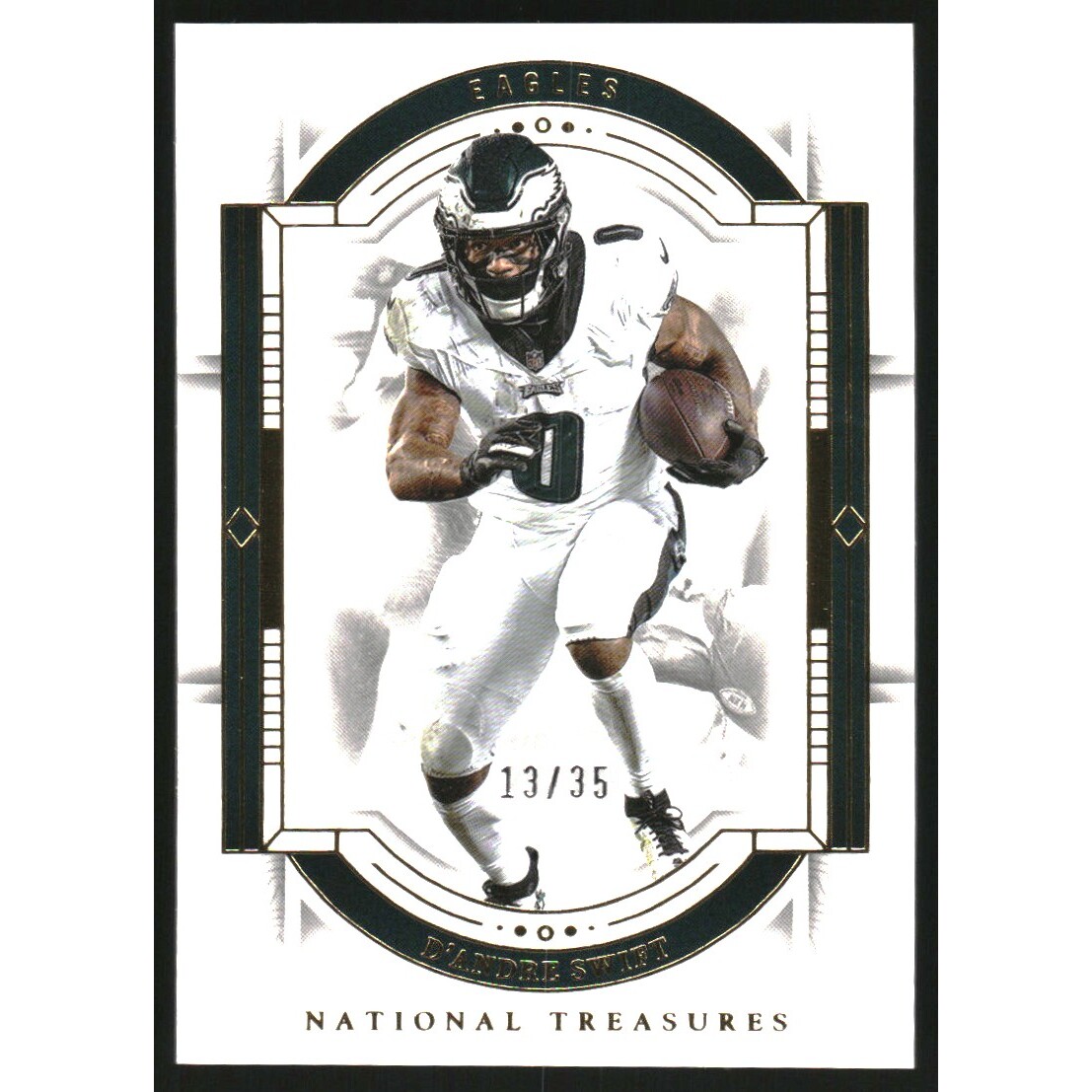 2023 Panini National Treasures Gold #81 D'Andre Swift