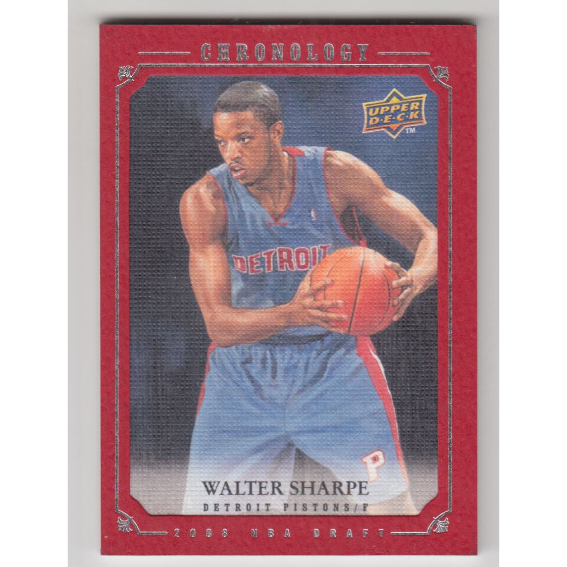 2007-08 Chronology Rookie Redemptions Silver #282 Walter Sharpe