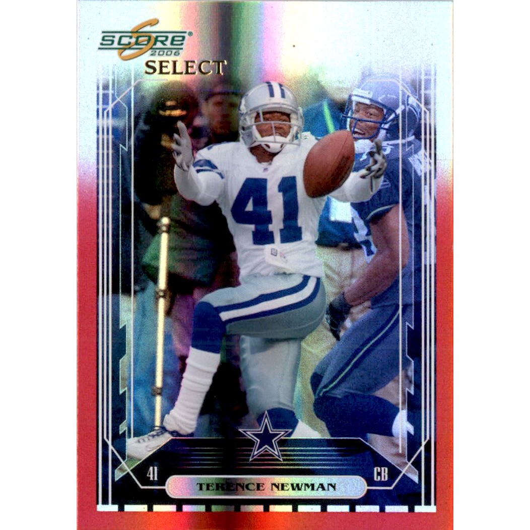 2006 Select Red #75 Terence Newman