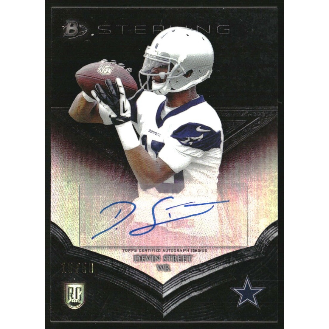 2014 Bowman Sterling Autographs Black Refractors #BSADS Devin Street